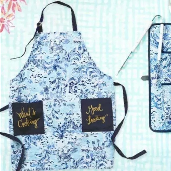 🌸SOLD🌸 Unisex Apron & Grilling Set NEW - Picture 7 of 7